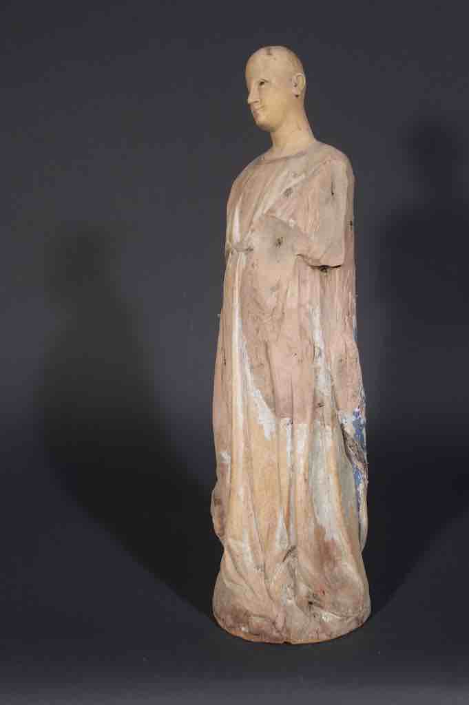 Antique Vietnamese Catholic Female Saint Figure