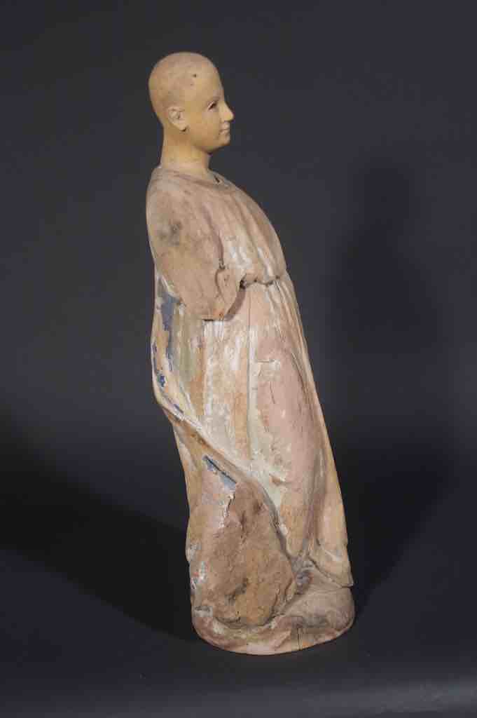 Antique Vietnamese Catholic Female Saint Figure