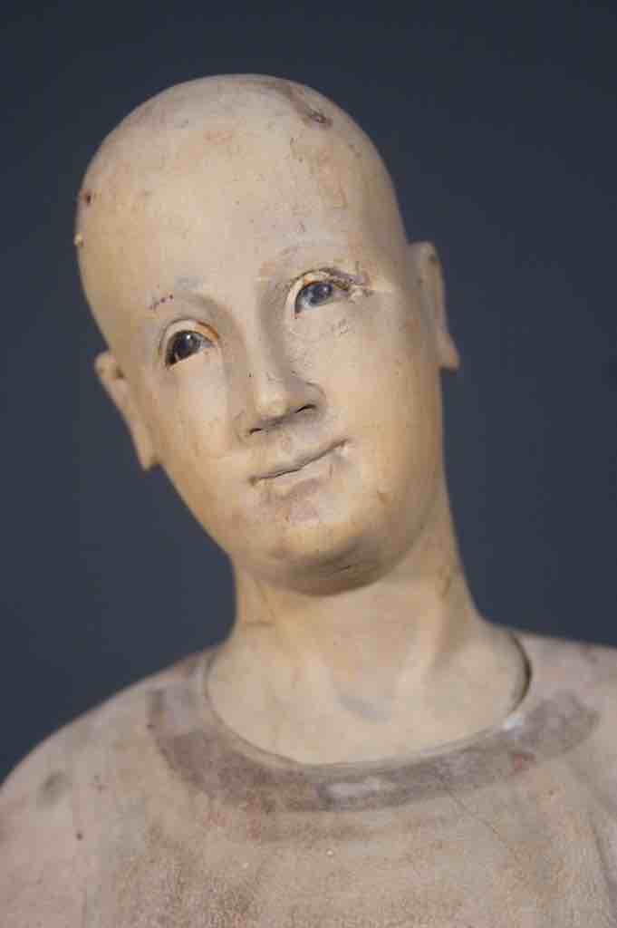 Antique Vietnamese Catholic Female Saint Figure
