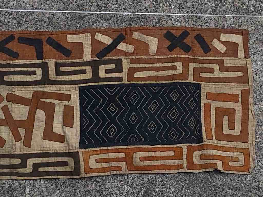 Kuba Cloth Long Raffia Textile | 112 x 24"