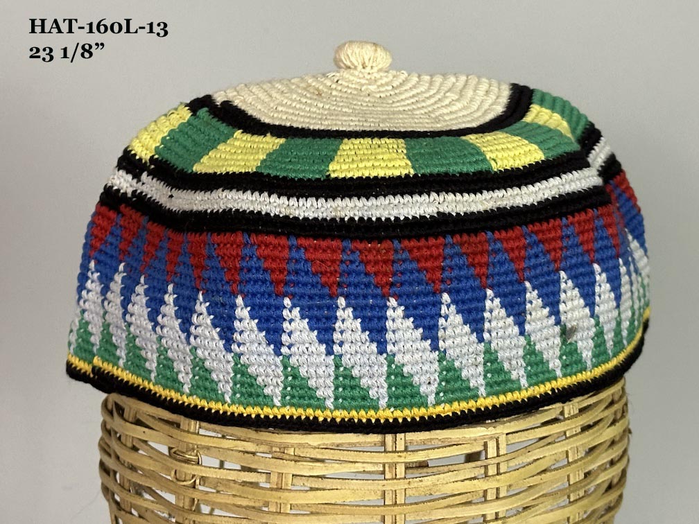 Large Size Woven Cotton African Kufi Men's Hat