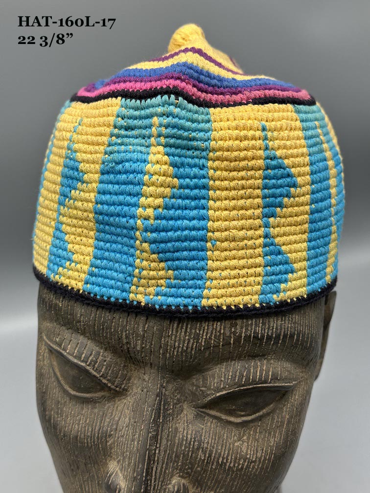 Large Size Woven Cotton African Kufi Men's Hat
