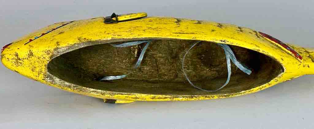Full Size Bozo Yellow Fish Puppet Sculpture | 24"