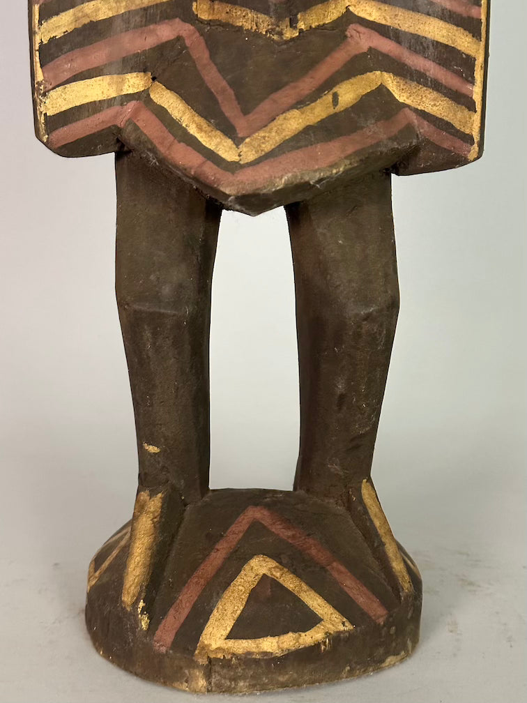 Senufo Contemporary Brass Repoussé-Covered Hornbill Statue | 21" - Mali