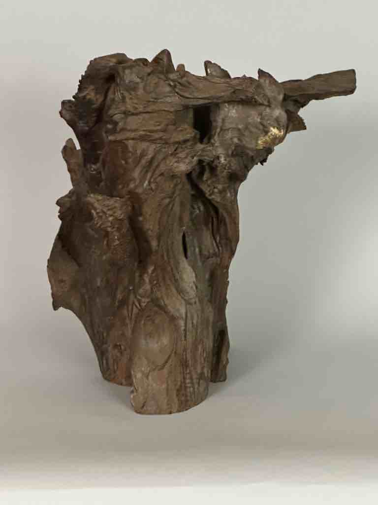 Hand-Carved Wooden Tree: 2 Lizards on the Tree - Vietnam