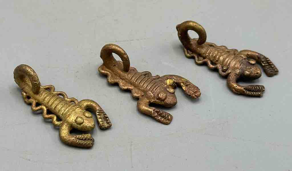 Small African Brass Scorpion Pendant - Ghana