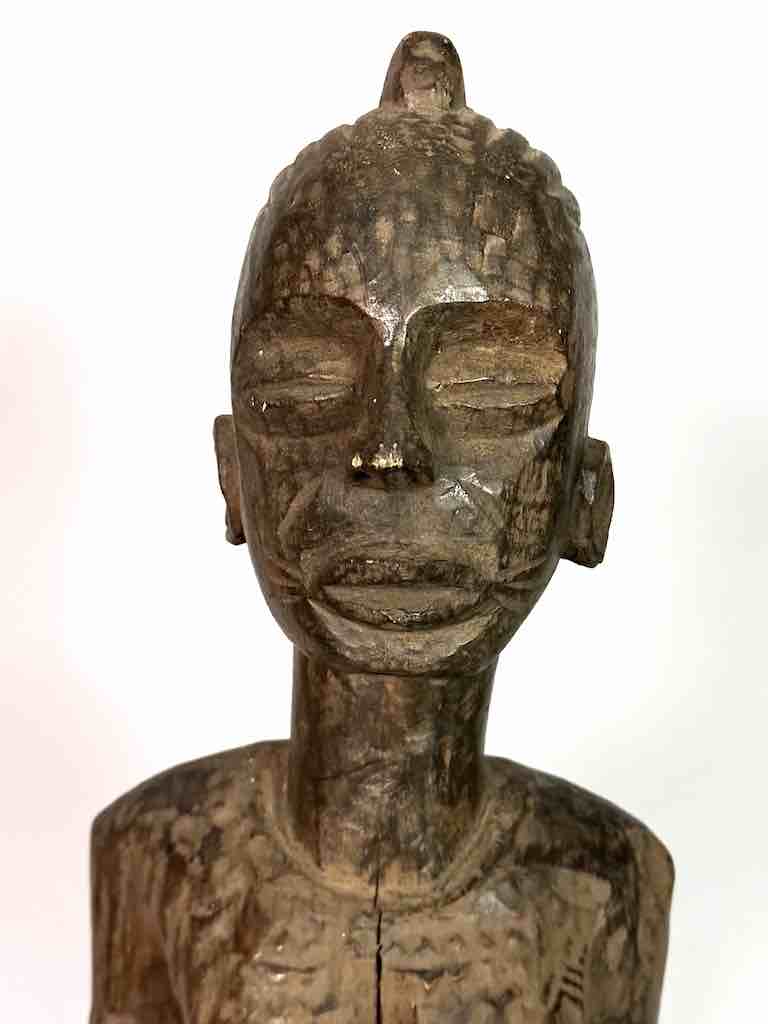 Ashanti Mother Suckling Child Spirit Statue | 24"