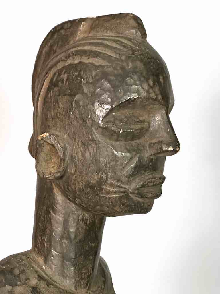 Ashanti Mother Suckling Child Spirit Statue | 24"