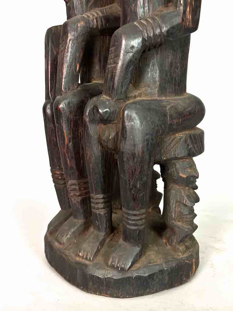 Dogon Primordial Couple Ancestor Spirit Statue | 27" - Mali