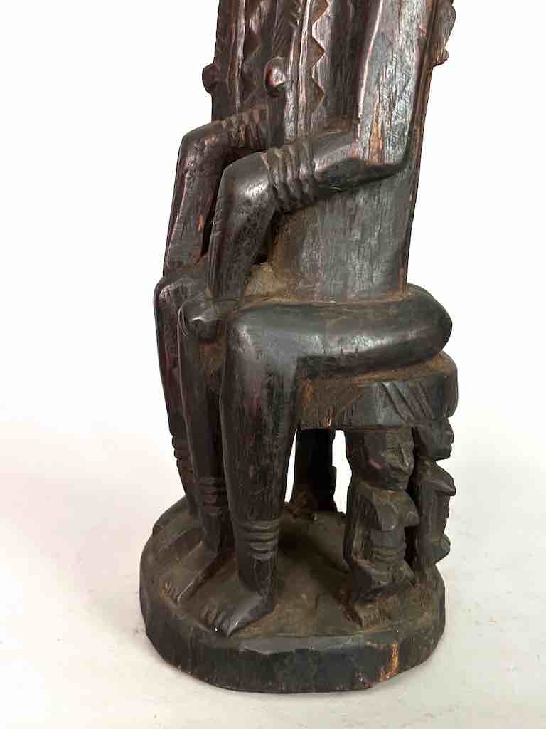 Dogon Primordial Couple Ancestor Spirit Statue | 27" - Mali