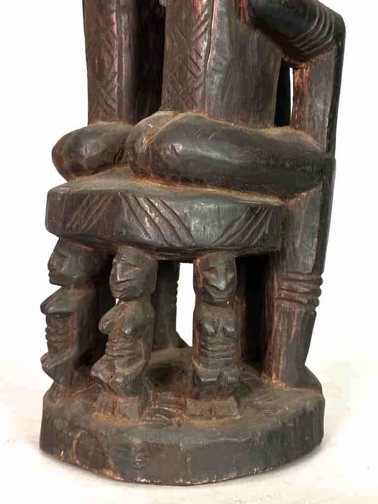 Dogon Primordial Couple Ancestor Spirit Statue | 27" - Mali