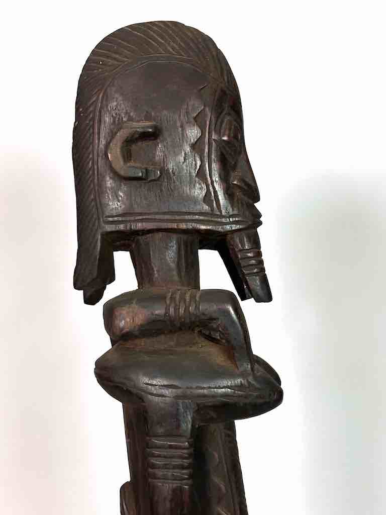 Dogon Primordial Couple Ancestor Spirit Statue | 27" - Mali