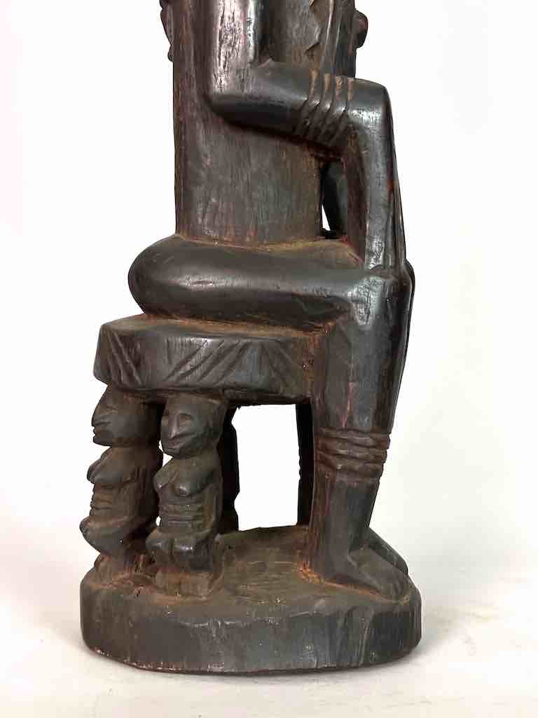 Dogon Primordial Couple Ancestor Spirit Statue | 27" - Mali