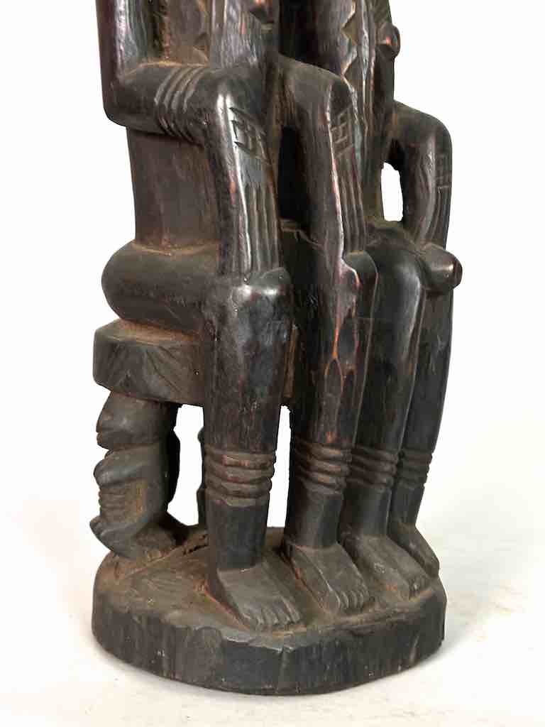 Dogon Primordial Couple Ancestor Spirit Statue | 27" - Mali