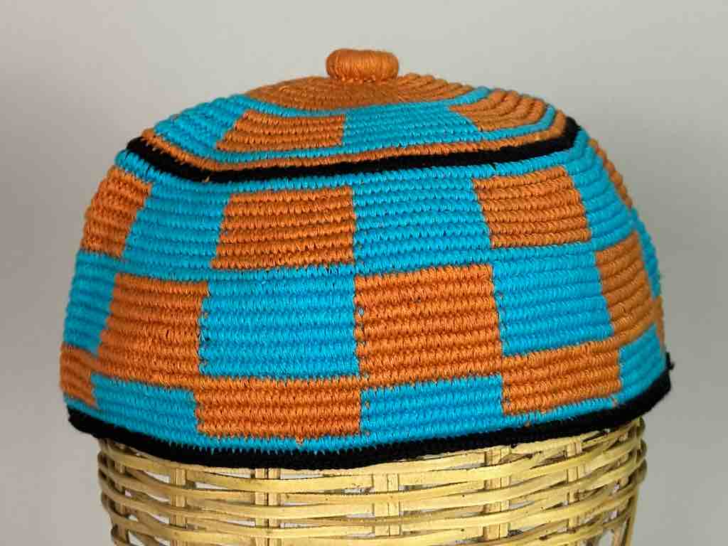 Large Size Woven Cotton African Kufi Men's Hat