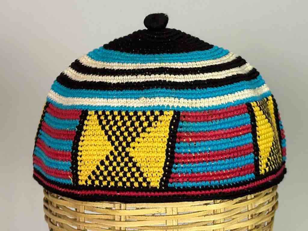 Large Size Woven Cotton African Kufi Men's Hat