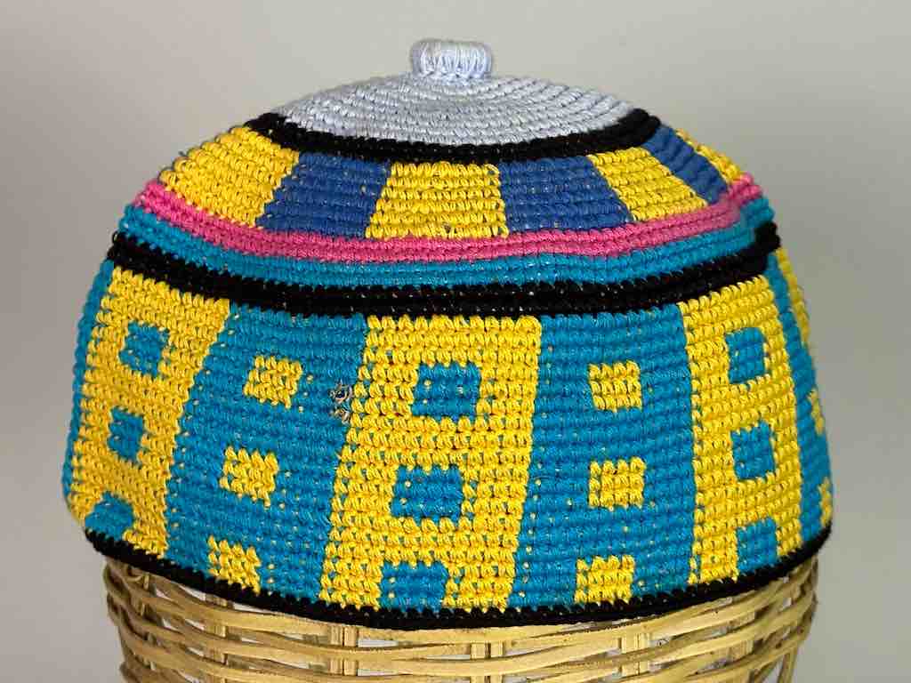 Large Size Woven Cotton African Kufi Men's Hat