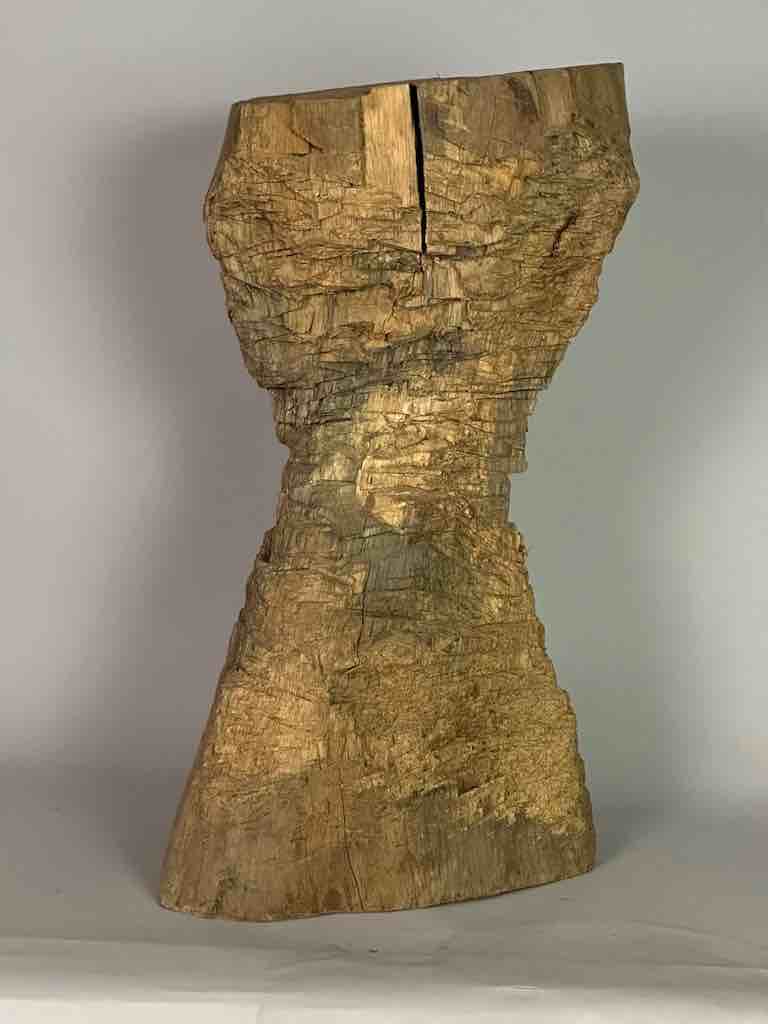 African Woodblock Stool Transformational & Sculptural- Ivory Coast