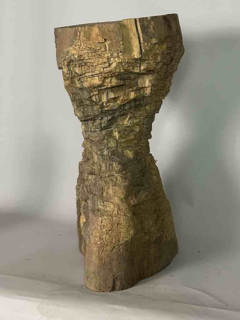 African Woodblock Stool Transformational & Sculptural- Ivory Coast