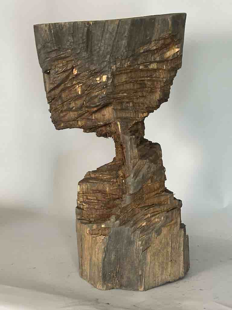 African Woodblock Stool Transformational & Sculptural- Ivory Coast
