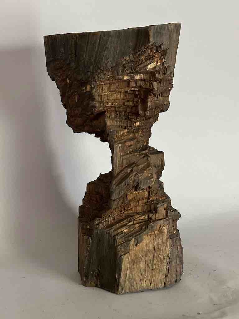 African Woodblock Stool Transformational & Sculptural- Ivory Coast