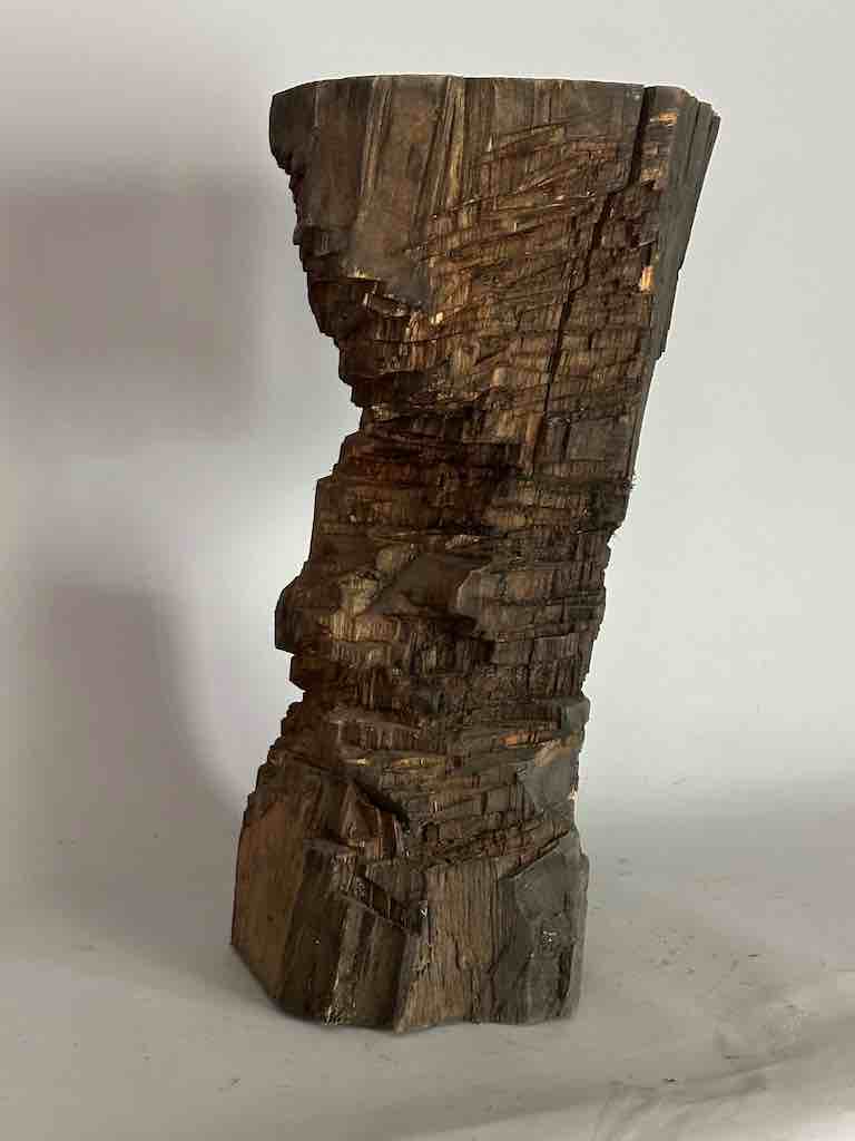 African Woodblock Stool Transformational & Sculptural- Ivory Coast
