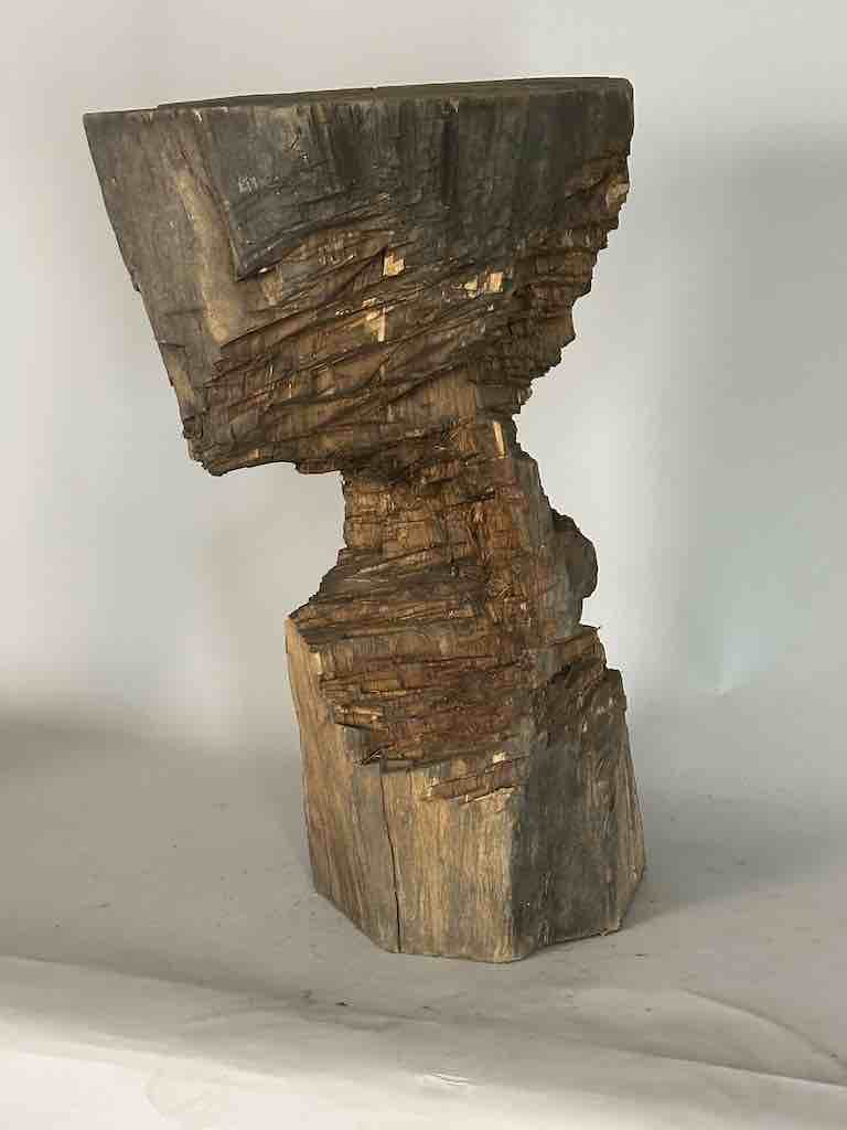 African Woodblock Stool Transformational & Sculptural- Ivory Coast