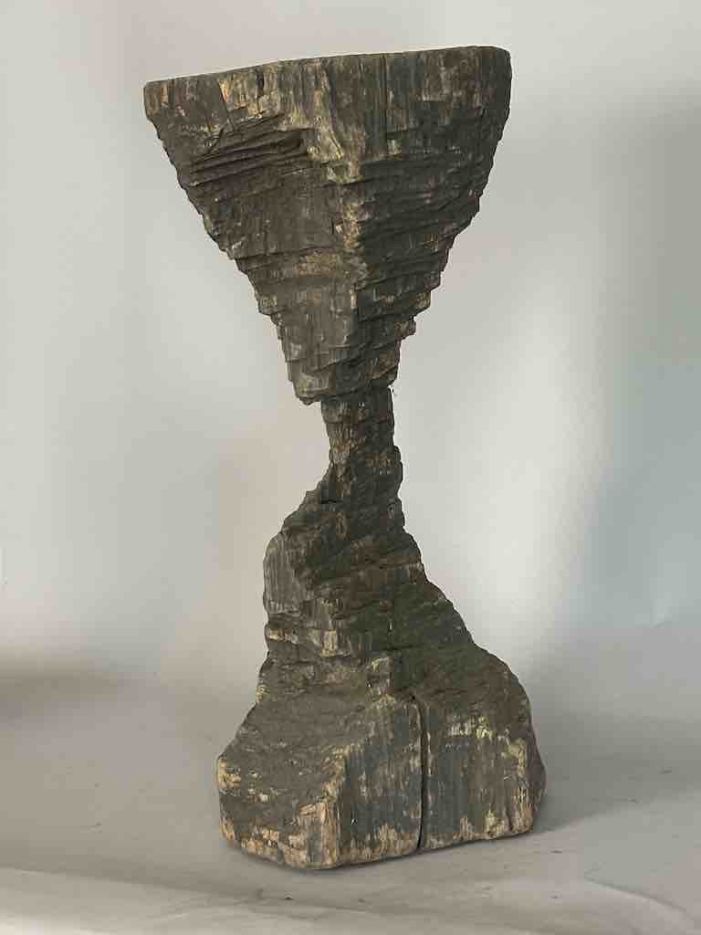 African Woodblock Stool Transformational & Sculptural- Ivory Coast
