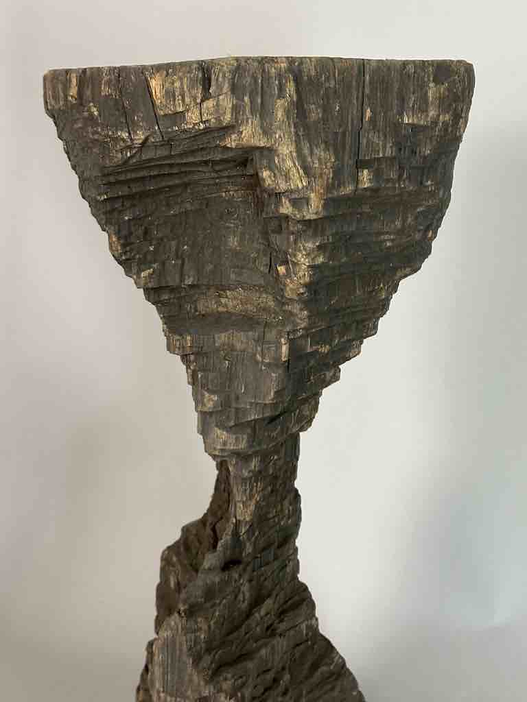 African Woodblock Stool Transformational & Sculptural- Ivory Coast