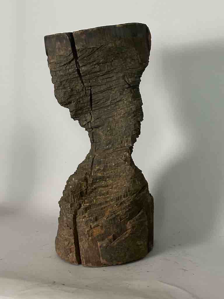 African Woodblock Stool Transformational & Sculptural- Ivory Coast