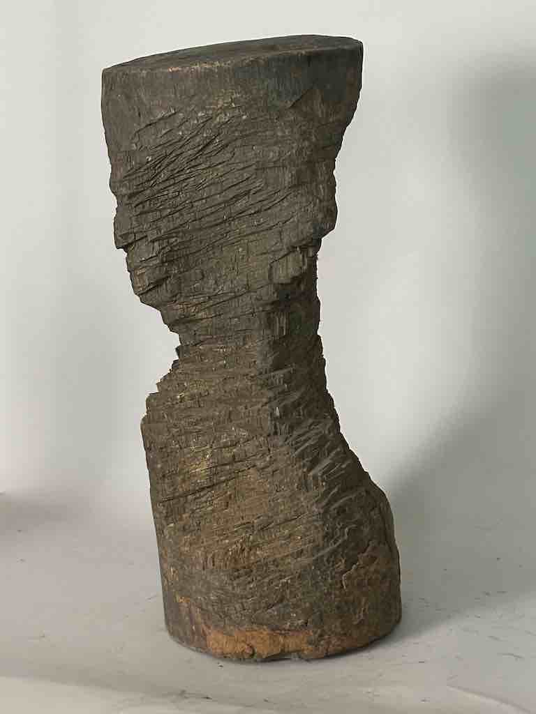 African Woodblock Stool Transformational & Sculptural- Ivory Coast