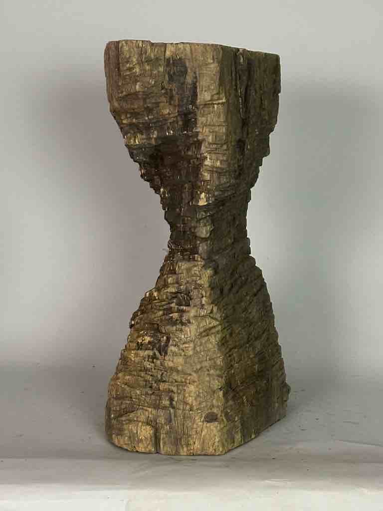 African Woodblock Stool Transformational & Sculptural- Ivory Coast