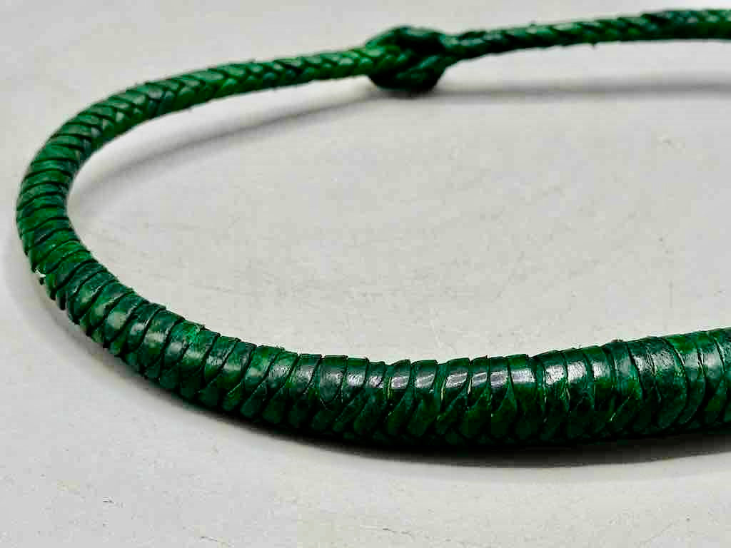 Tightly Woven Leather Colorful Choker Necklace - Mali