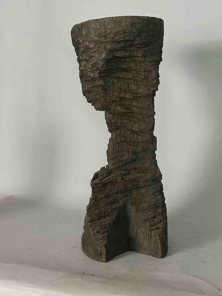 African Woodblock Stool Transformational & Sculptural- Ivory Coast