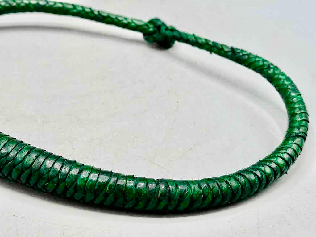 Tightly Woven Leather Colorful Choker Necklace - Mali