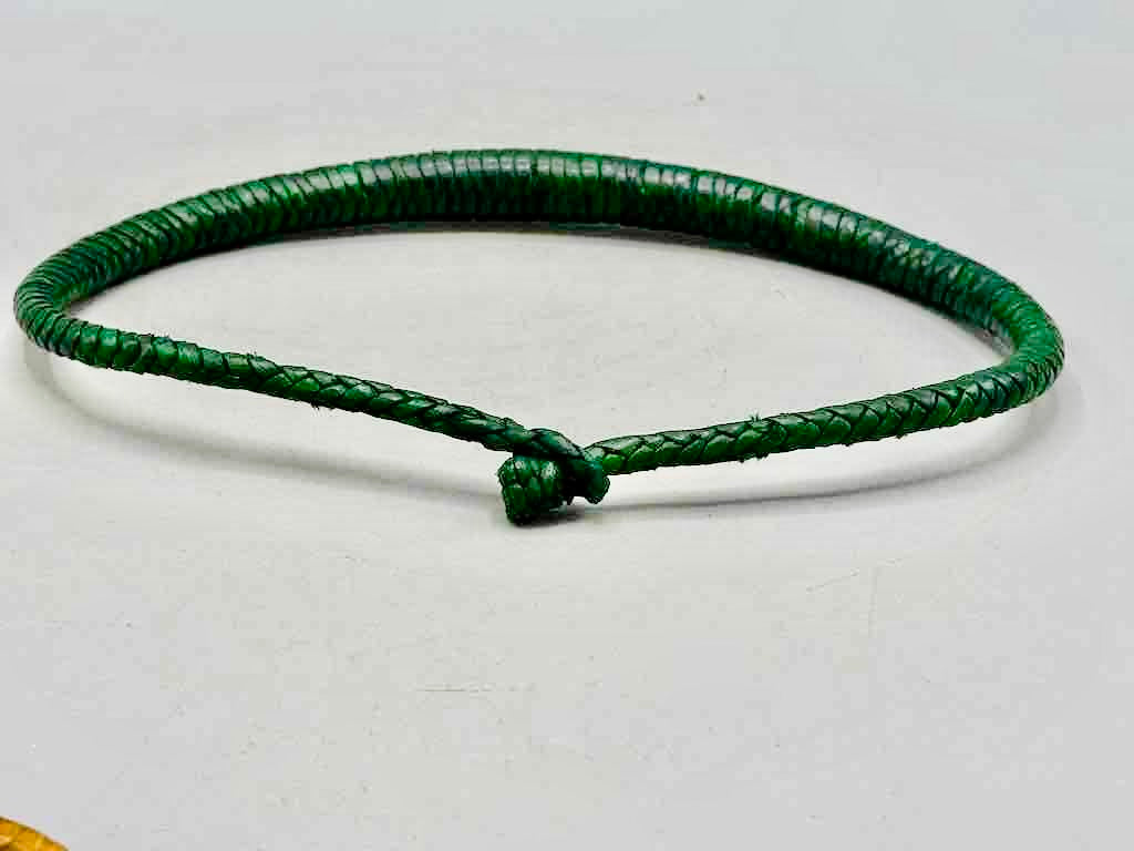 Tightly Woven Leather Colorful Choker Necklace - Mali