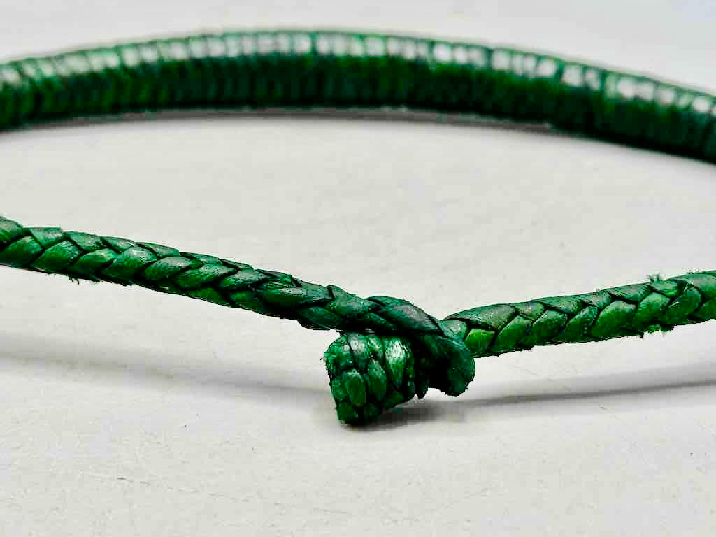 Tightly Woven Leather Colorful Choker Necklace - Mali