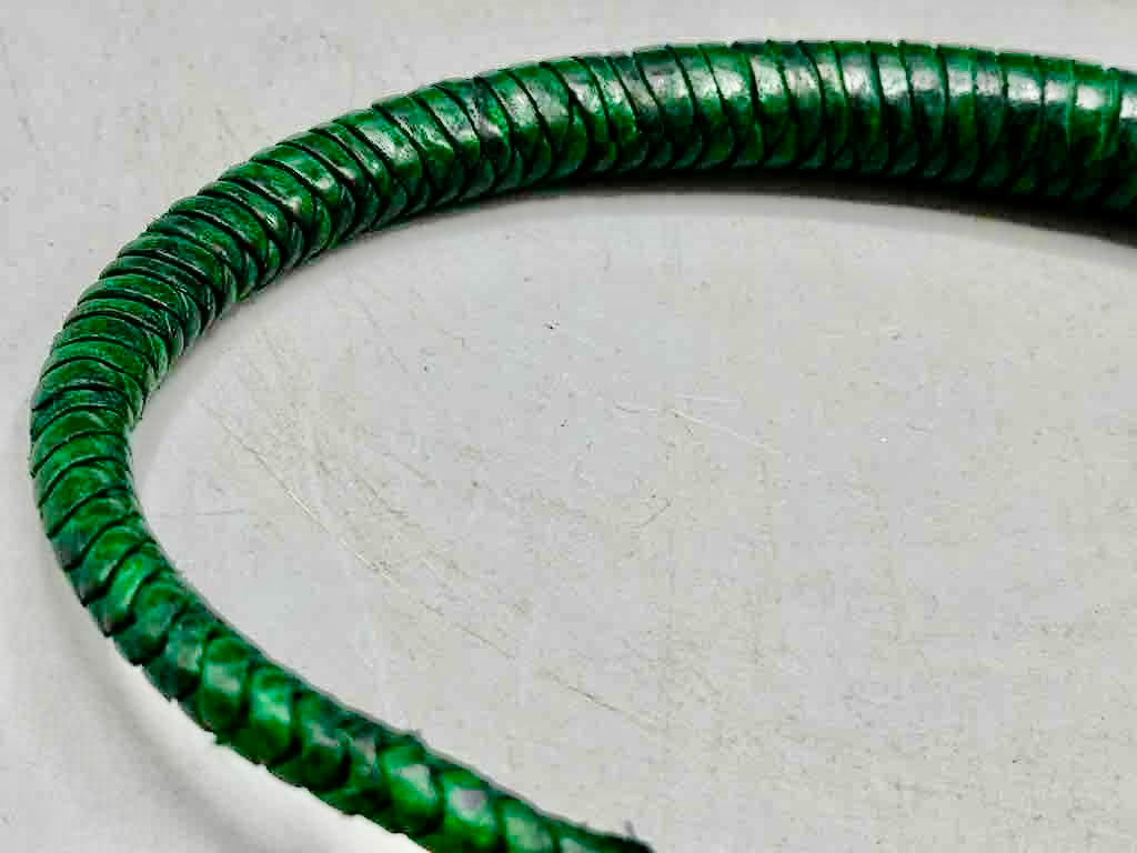 Tightly Woven Leather Colorful Choker Necklace - Mali