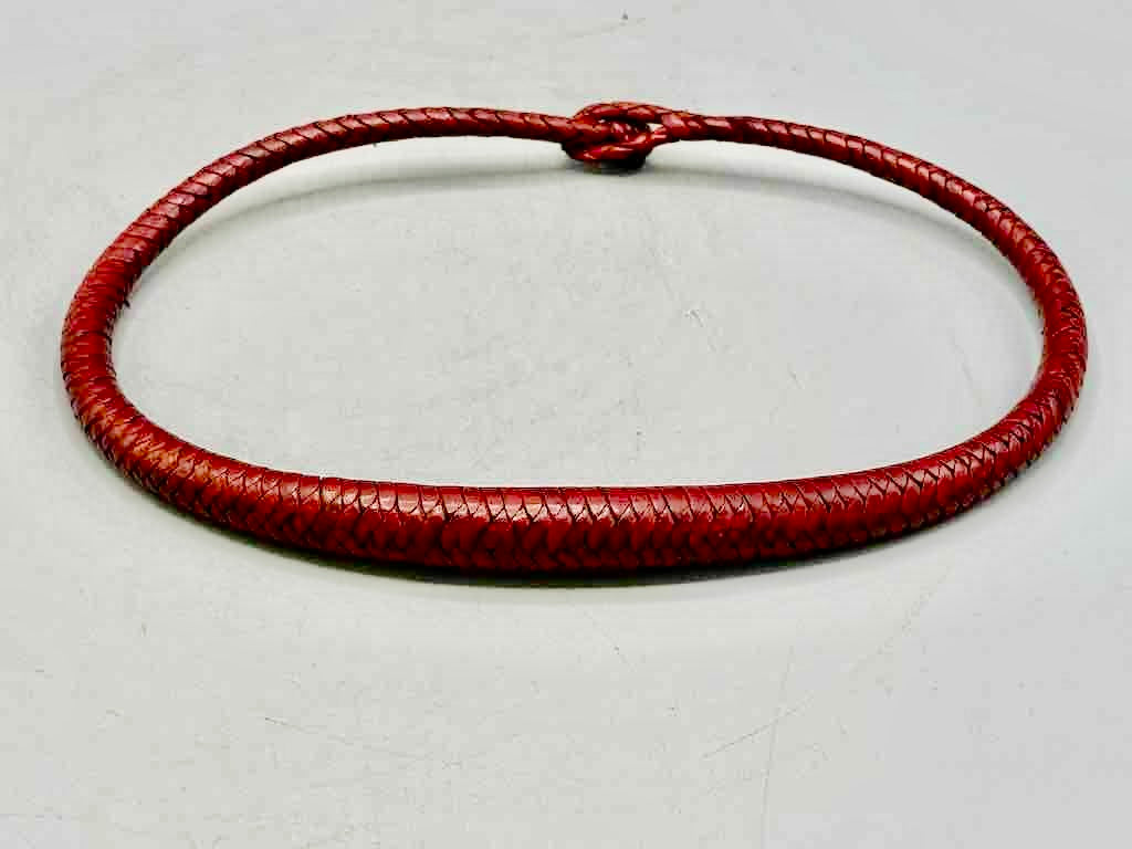 Tightly Woven Leather Colorful Choker Necklace - Mali