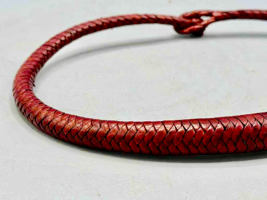 Tightly Woven Leather Colorful Choker Necklace - Mali
