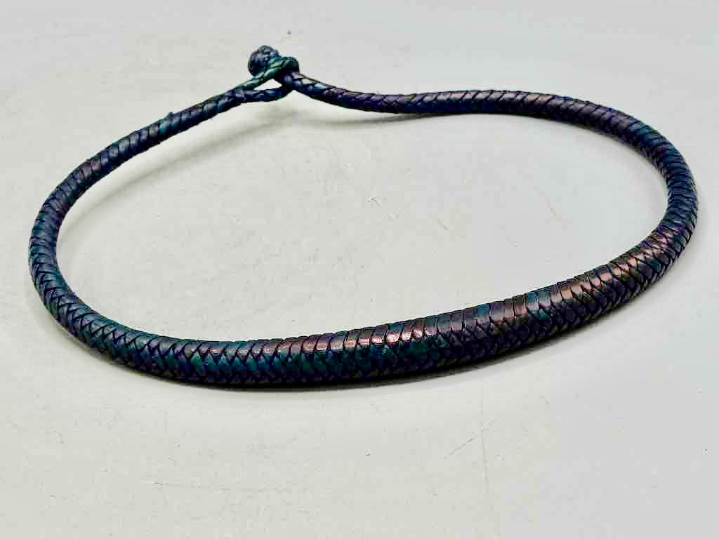 Tightly Woven Leather Colorful Choker Necklace - Mali