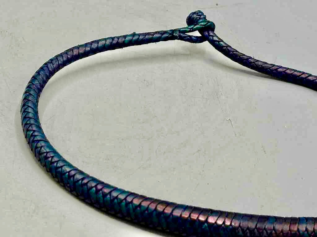 Tightly Woven Leather Colorful Choker Necklace - Mali