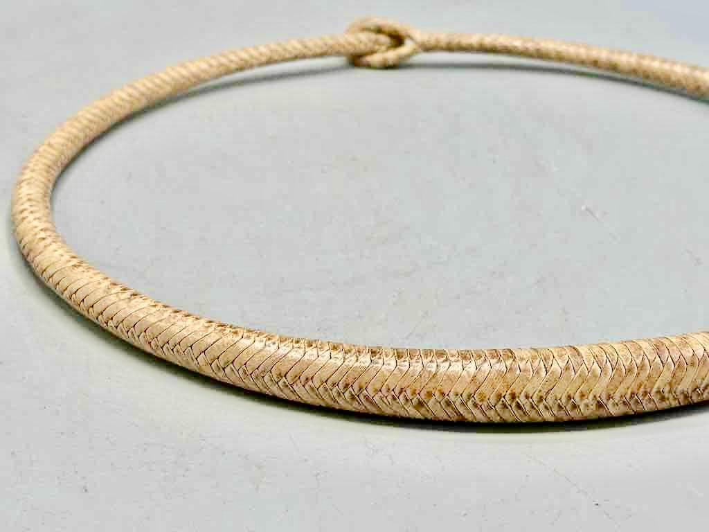 Tightly Woven Leather Colorful Choker Necklace - Mali