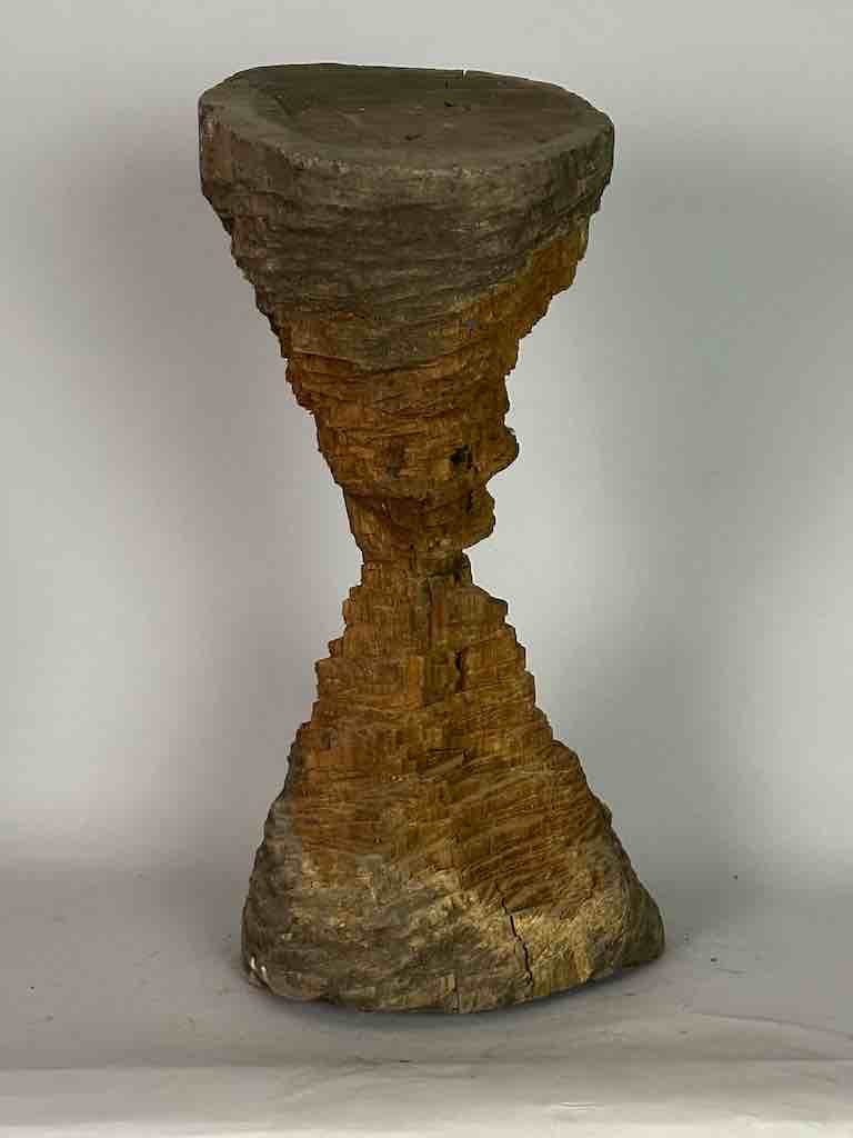 African Woodblock Stool Transformational & Sculptural- Ivory Coast