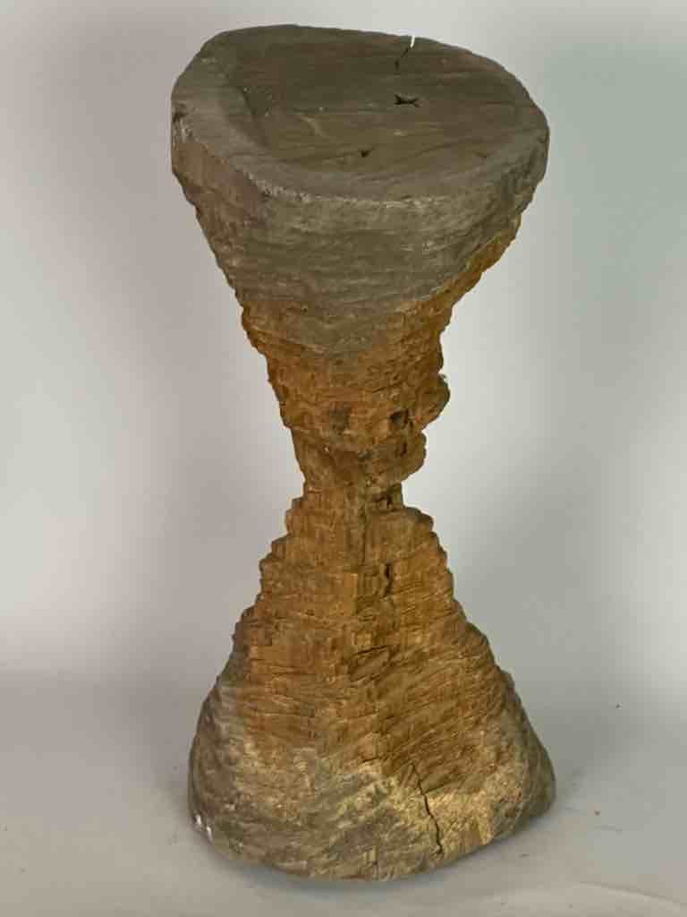 African Woodblock Stool Transformational & Sculptural- Ivory Coast