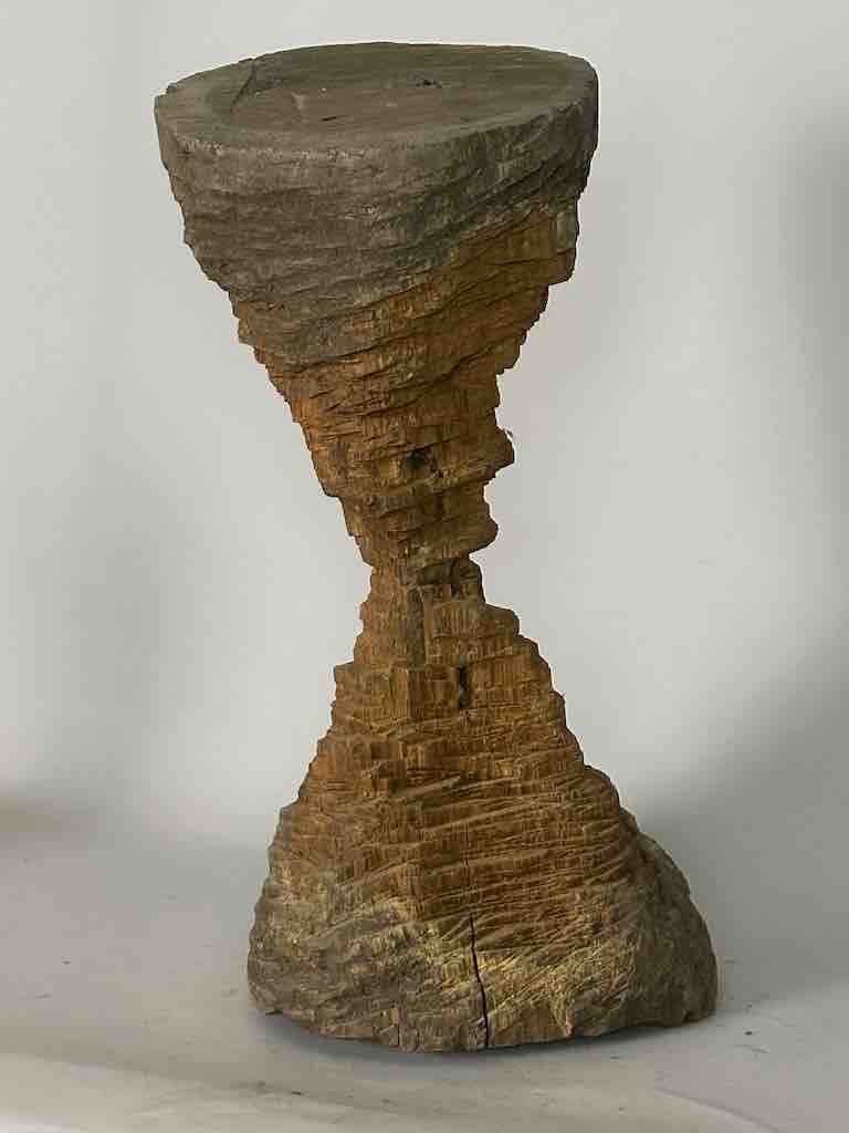 African Woodblock Stool Transformational & Sculptural- Ivory Coast