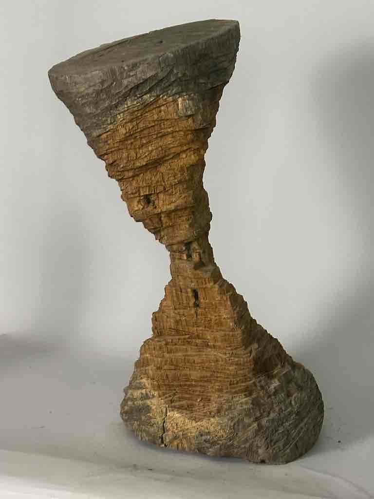 African Woodblock Stool Transformational & Sculptural- Ivory Coast