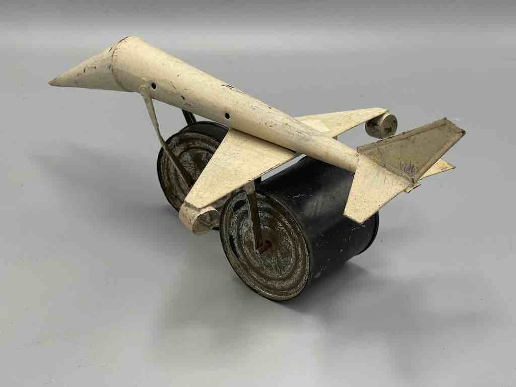 African Recycled Metal Can Toy Concorde Airplane - Senegal