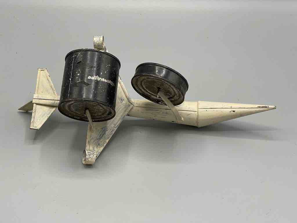 African Recycled Metal Can Toy Concorde Airplane - Senegal