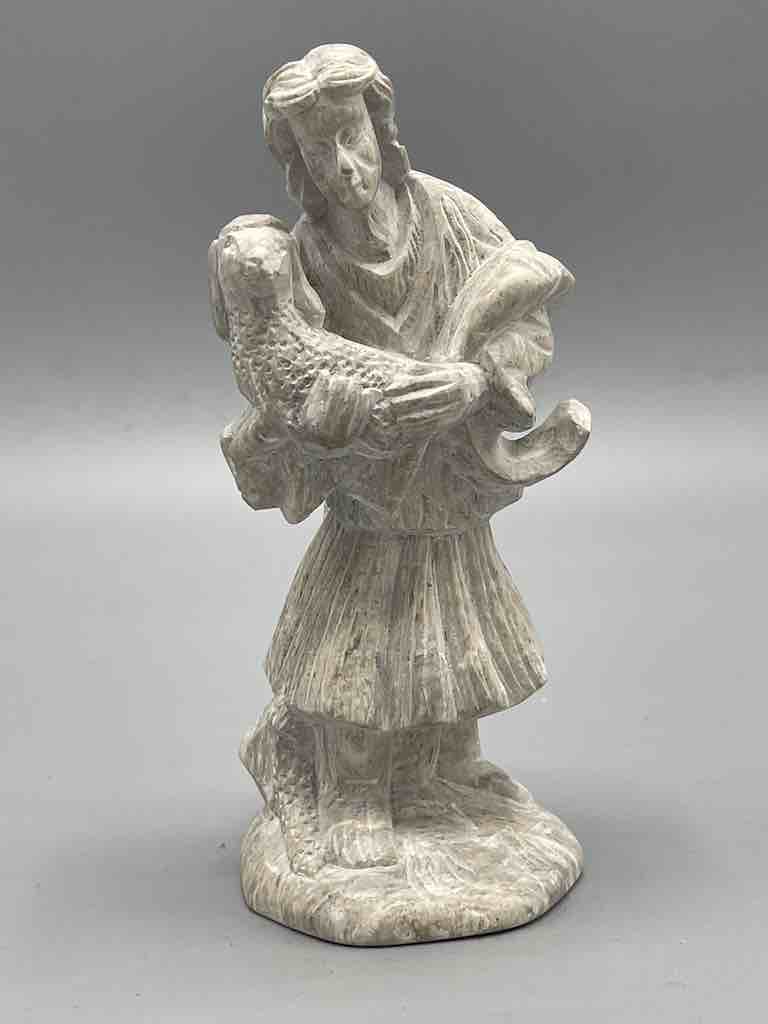 13-Piece Hand-Carved Soapstone Nativity - Viet Nam